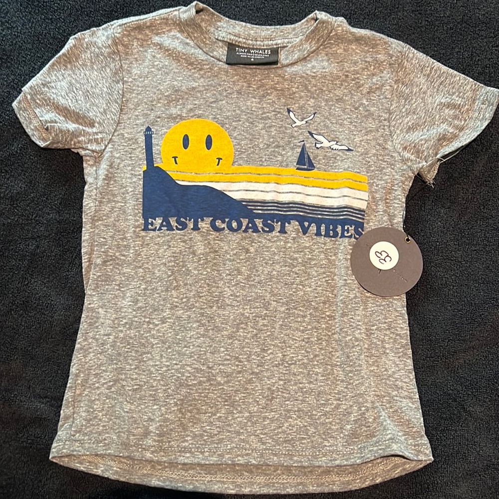 Boys Tiny Whales “East Coast Vibes” Tee